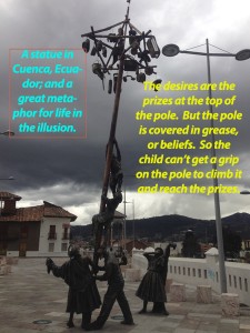 Statue in Cuenca, Ecuador