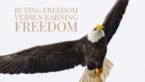 Read more about the article Buying Freedom Versus Earning Freedom